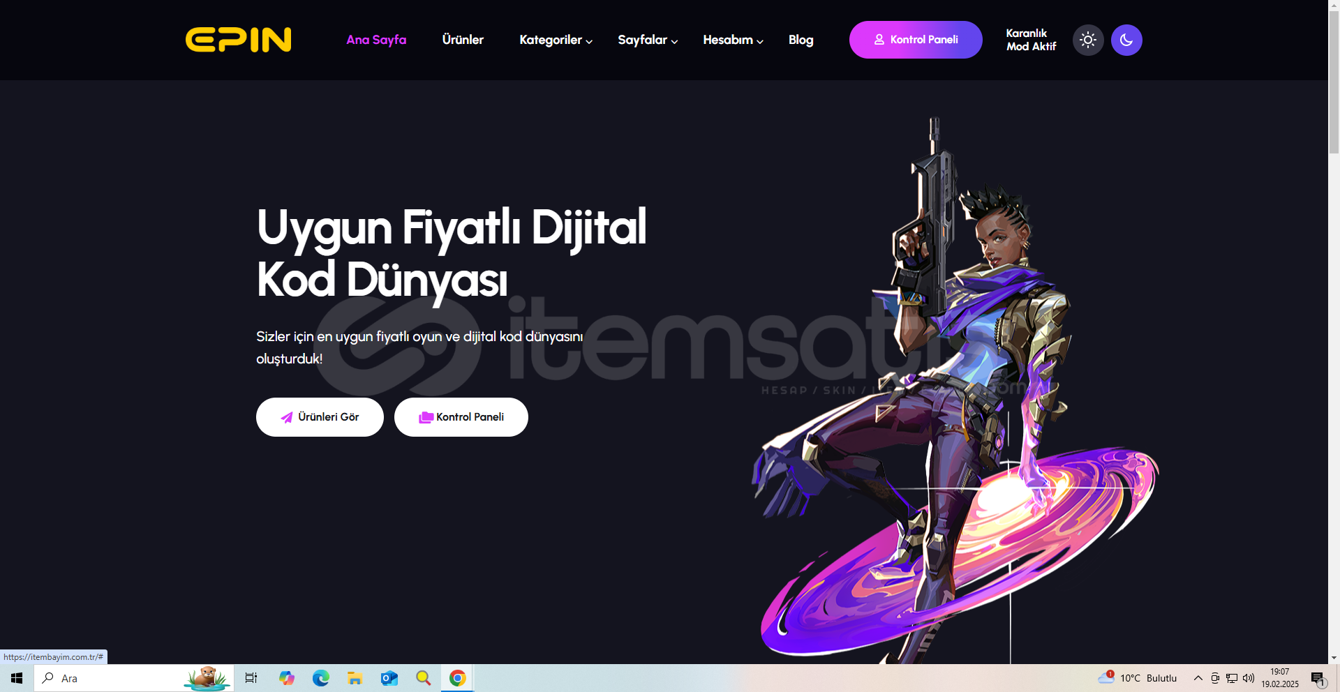 Epin Satış Scripti V4 - epin satış scripti