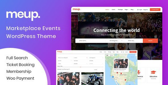 Meup 2.1.0 - Event Marketplace WordPress Theme Meup 2.1.0 - Event Marketplace WordPress Theme