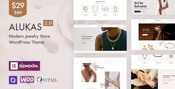 Alukas 2.0.13 - Modern Jewelry Store WordPress Theme Alukas 2.0.13 - Modern Jewelry Store WordPress Theme
